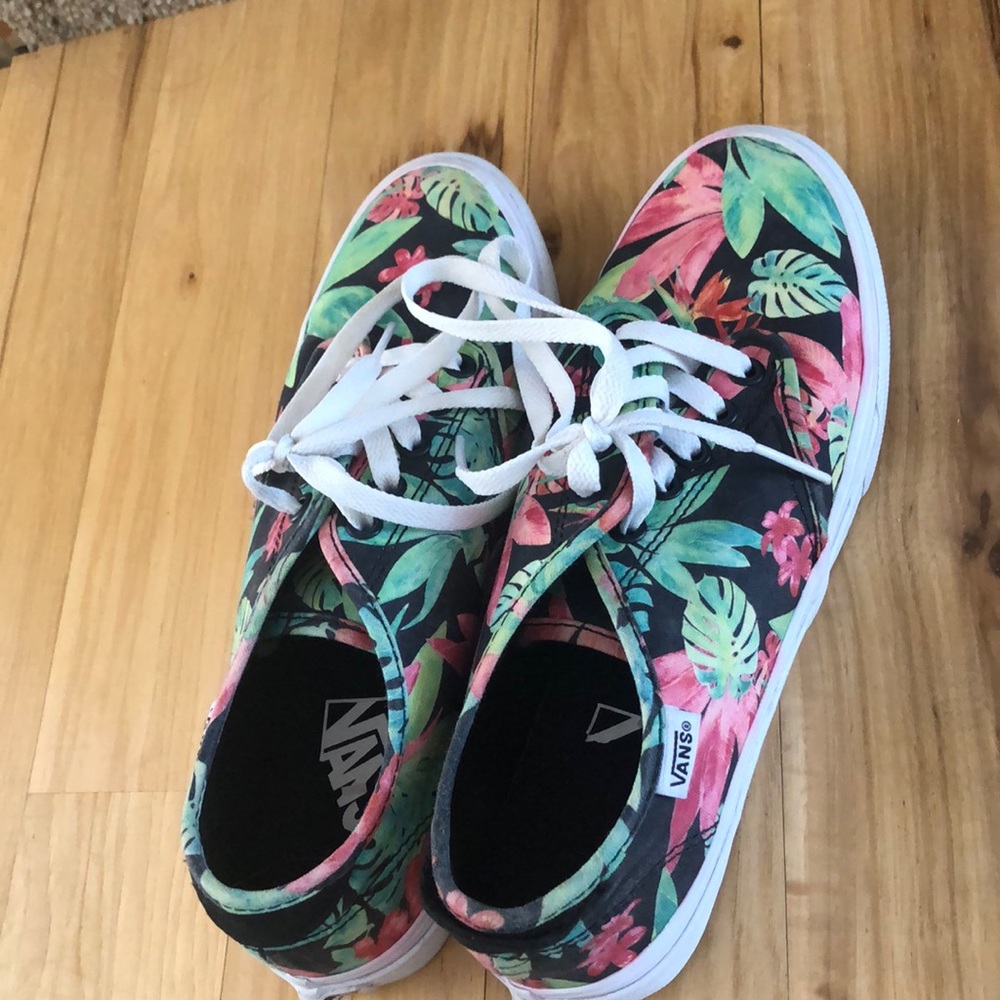 Floral vans